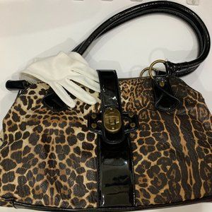 Jessica Simpson Leopard Print Hand Bag